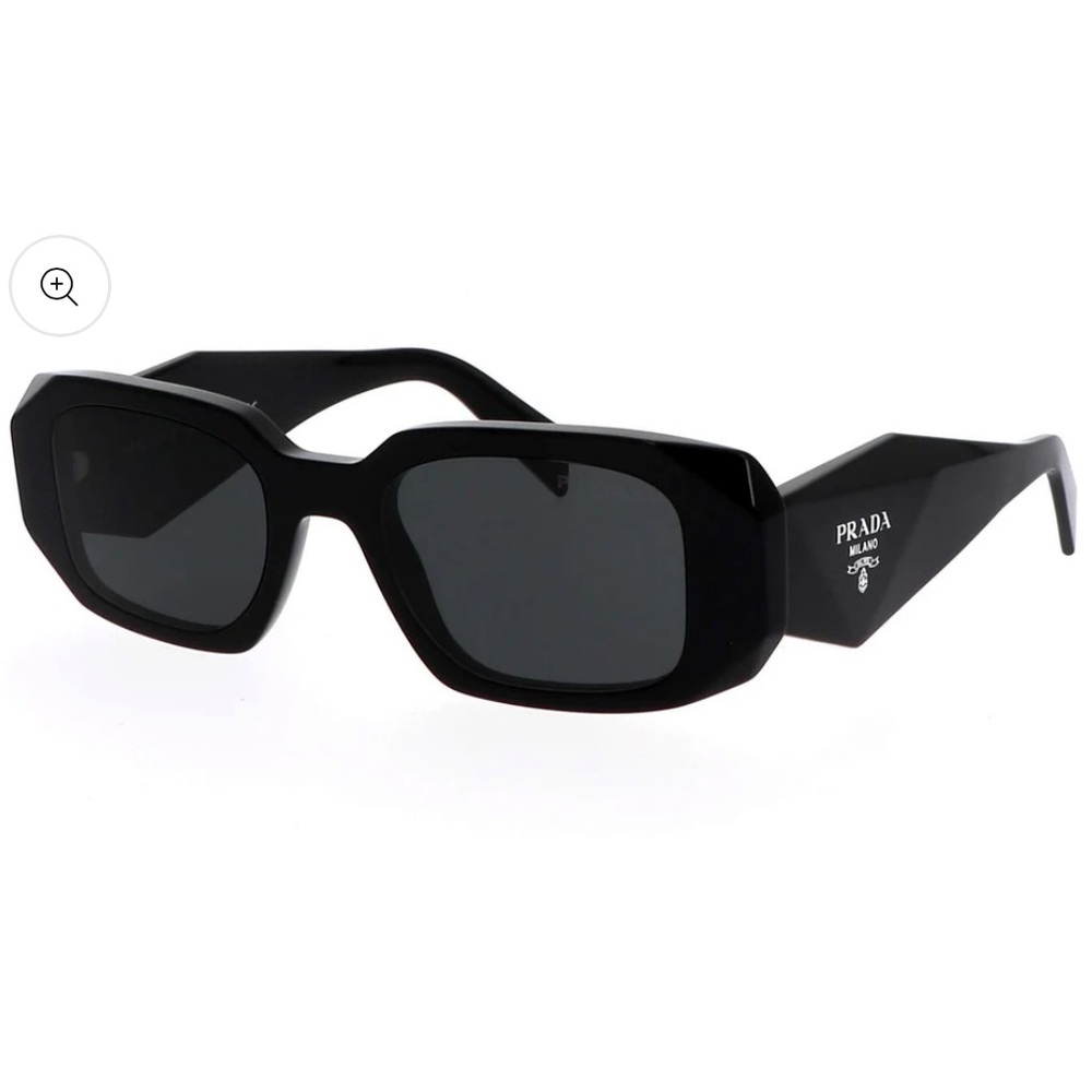 Prada Black Sunglasses with White Case